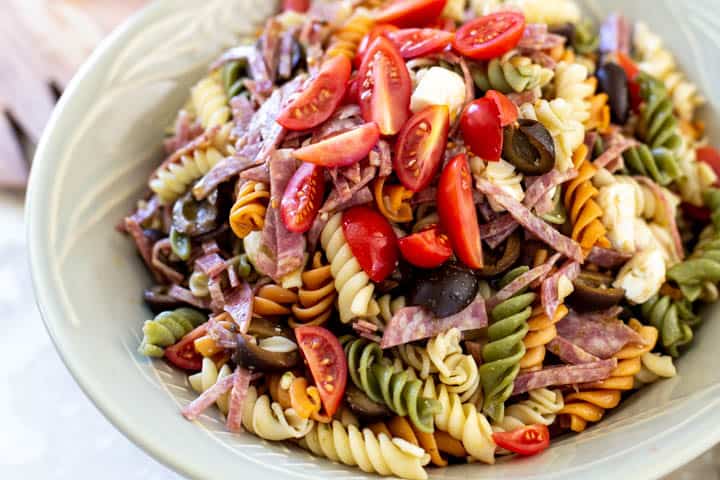 Easy Italian Pesto Pasta Salad | The Travel Palate