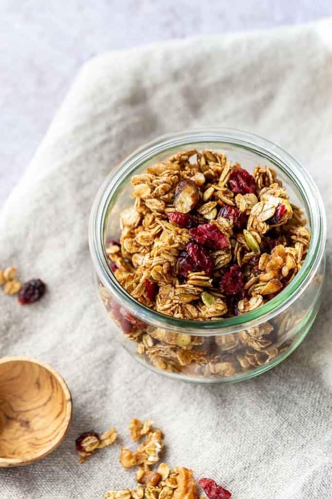 Oil Free Granola Recipe - The Travel Palate