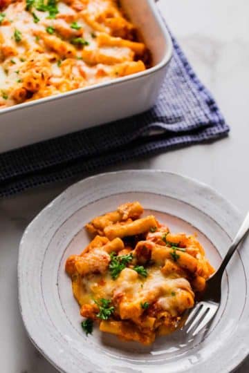 Meatless Baked Ziti | The Travel Palate