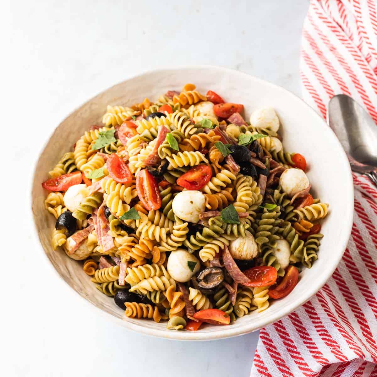 Easy Italian Pesto Pasta Salad - The Travel Palate