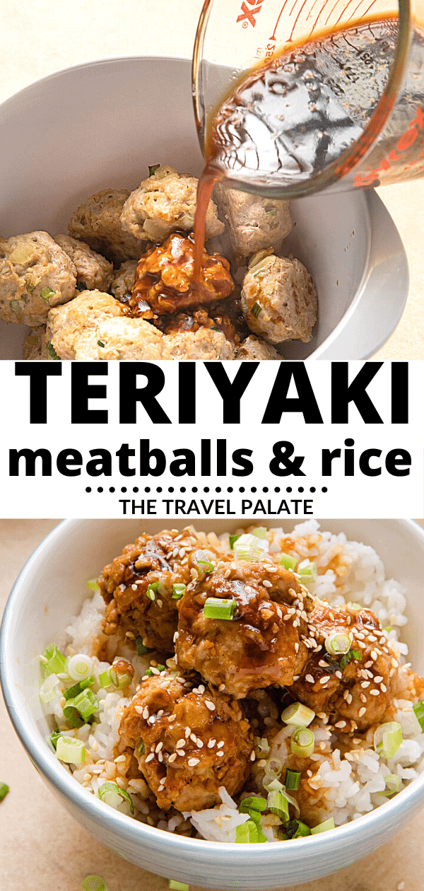 Teriyaki Chicken Meatballs - The Travel Palate