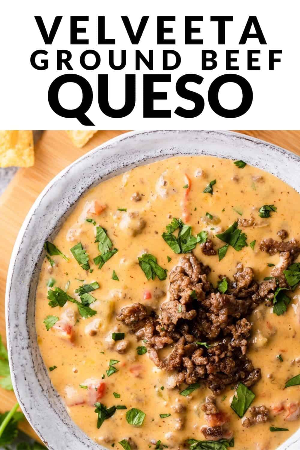 Ground Beef Queso Dip - The Travel Palate