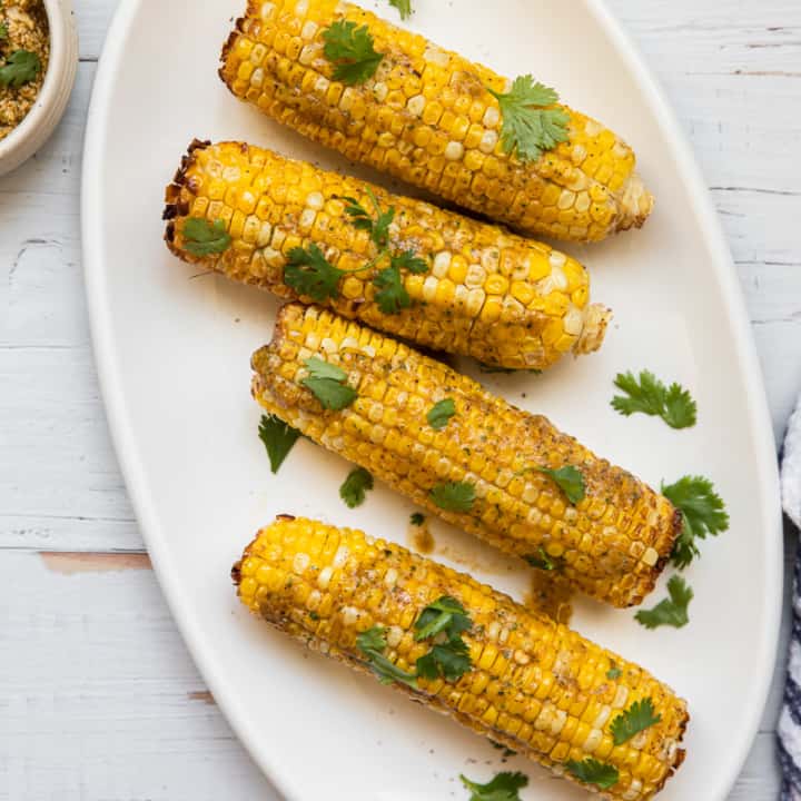 Air Fryer Corn on the Cob - The Travel Palate