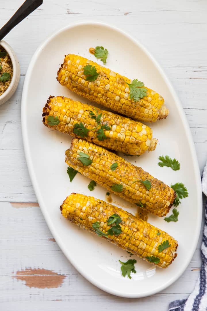 Air Fryer Corn on the Cob - The Travel Palate