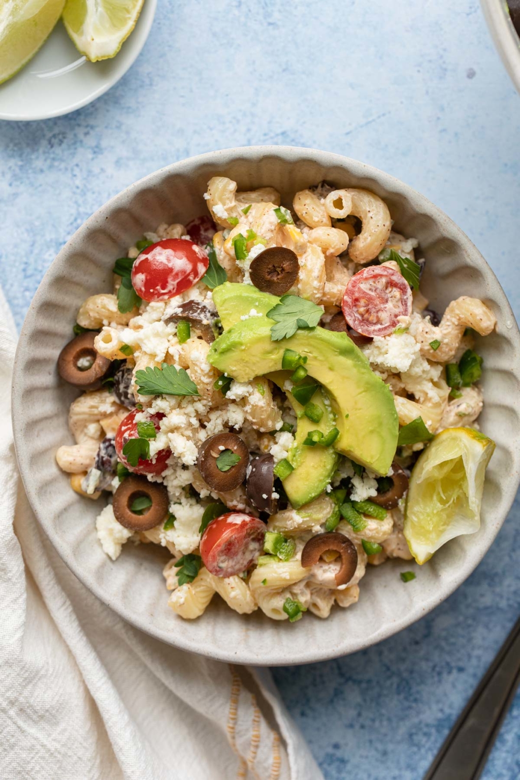 Black Bean Pasta Salad with Chili Lime Dressing - The Travel Palate