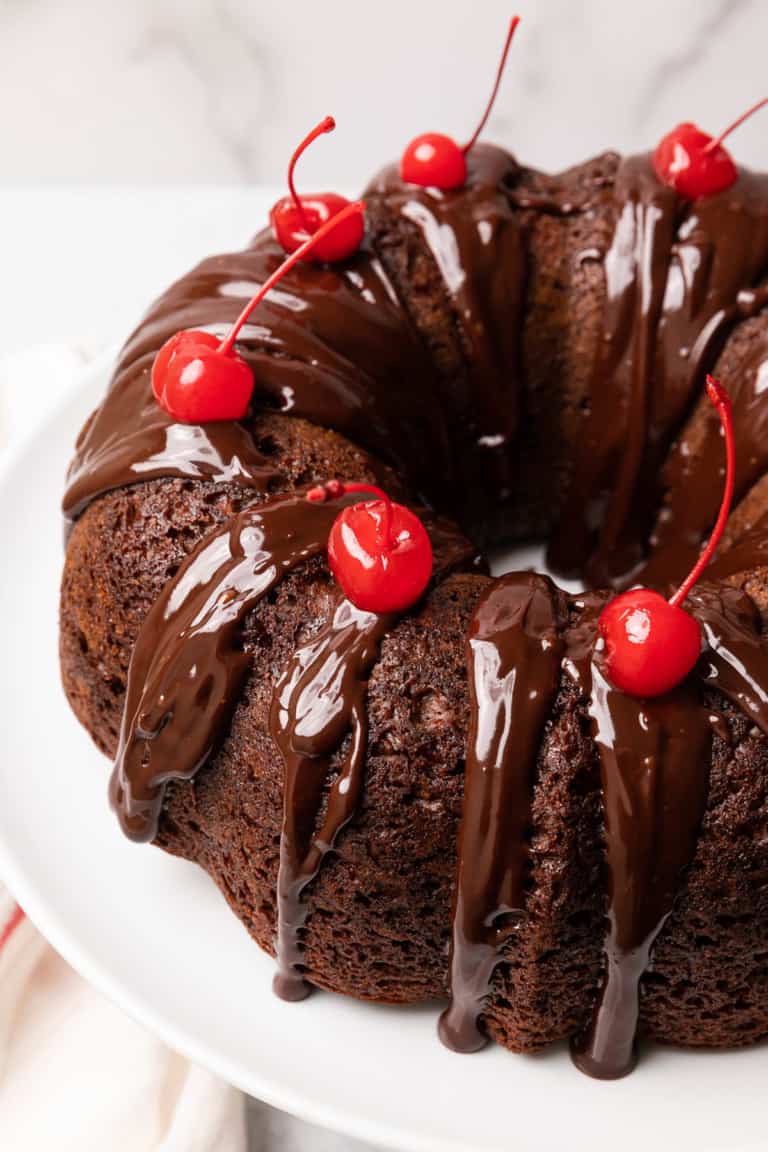 Chocolate Cherry Bundt Cake The Travel Palate   Chocolate Cherry Bundt Cake 11 768x1152 