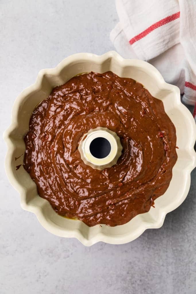 Chocolate Cherry Bundt Cake - The Travel Palate