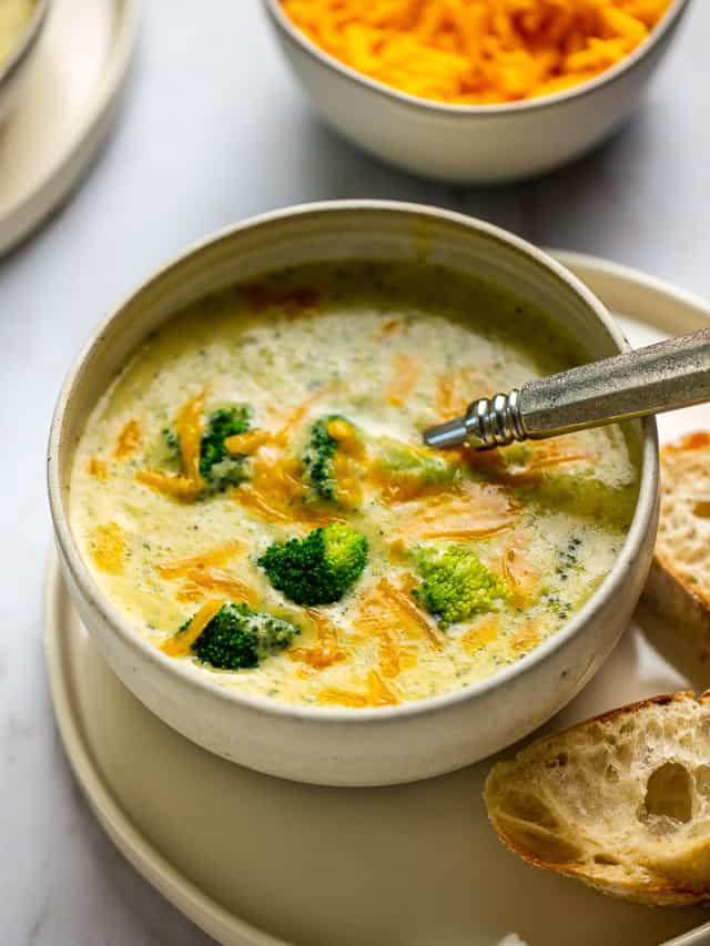 Quick and Easy Broccoli Cheese Soup - The Travel Palate