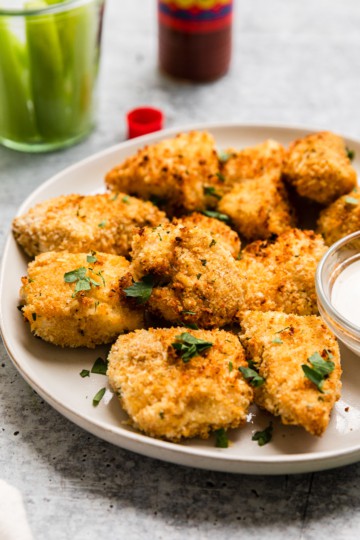 Air Fryer Buffalo Chicken Bites - The Travel Palate