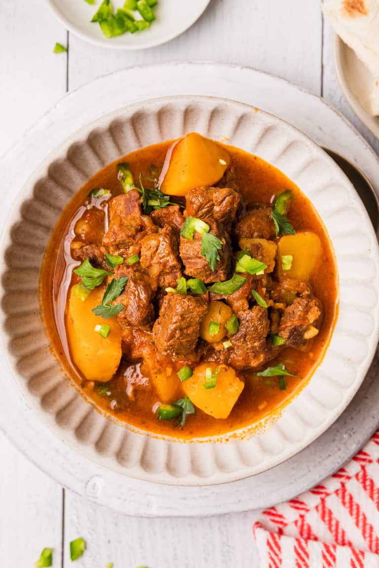 Instant Pot Carne Guisada-Mexican Beef Stew - The Travel Palate