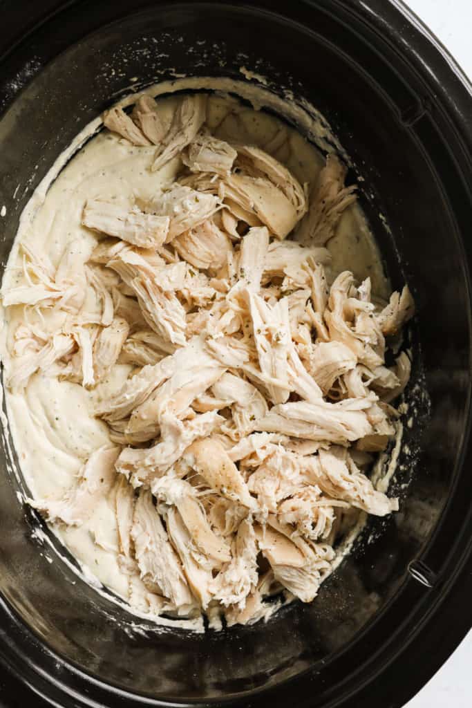 Crockpot Creamy Ranch Chicken - The Travel Palate