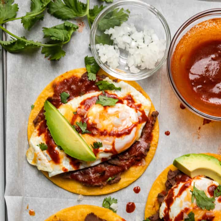 New Mexican Huevos Rancheros - The Travel Palate