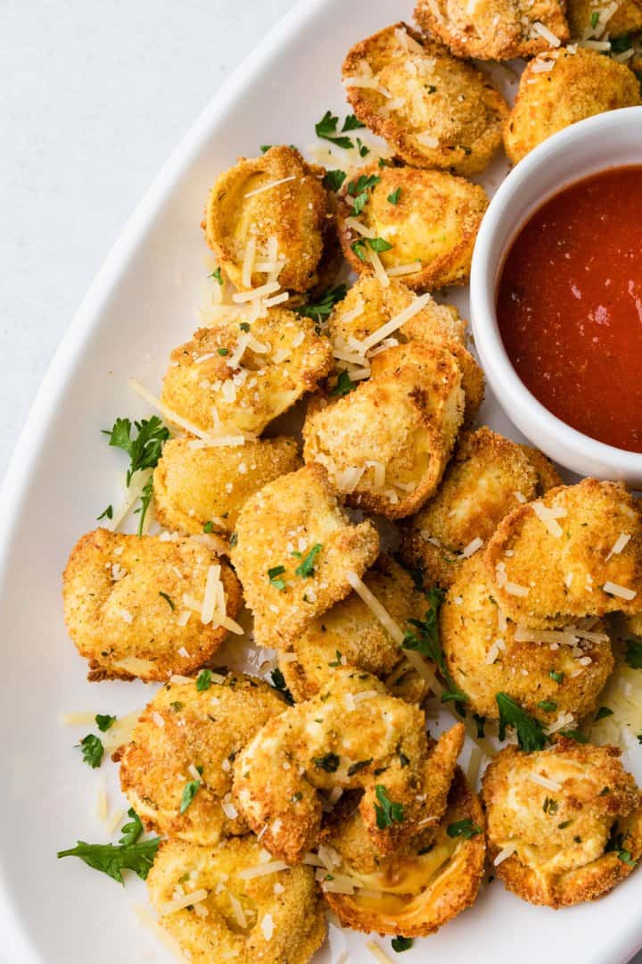 Crispy Air Fryer Tortellini - The Travel Palate