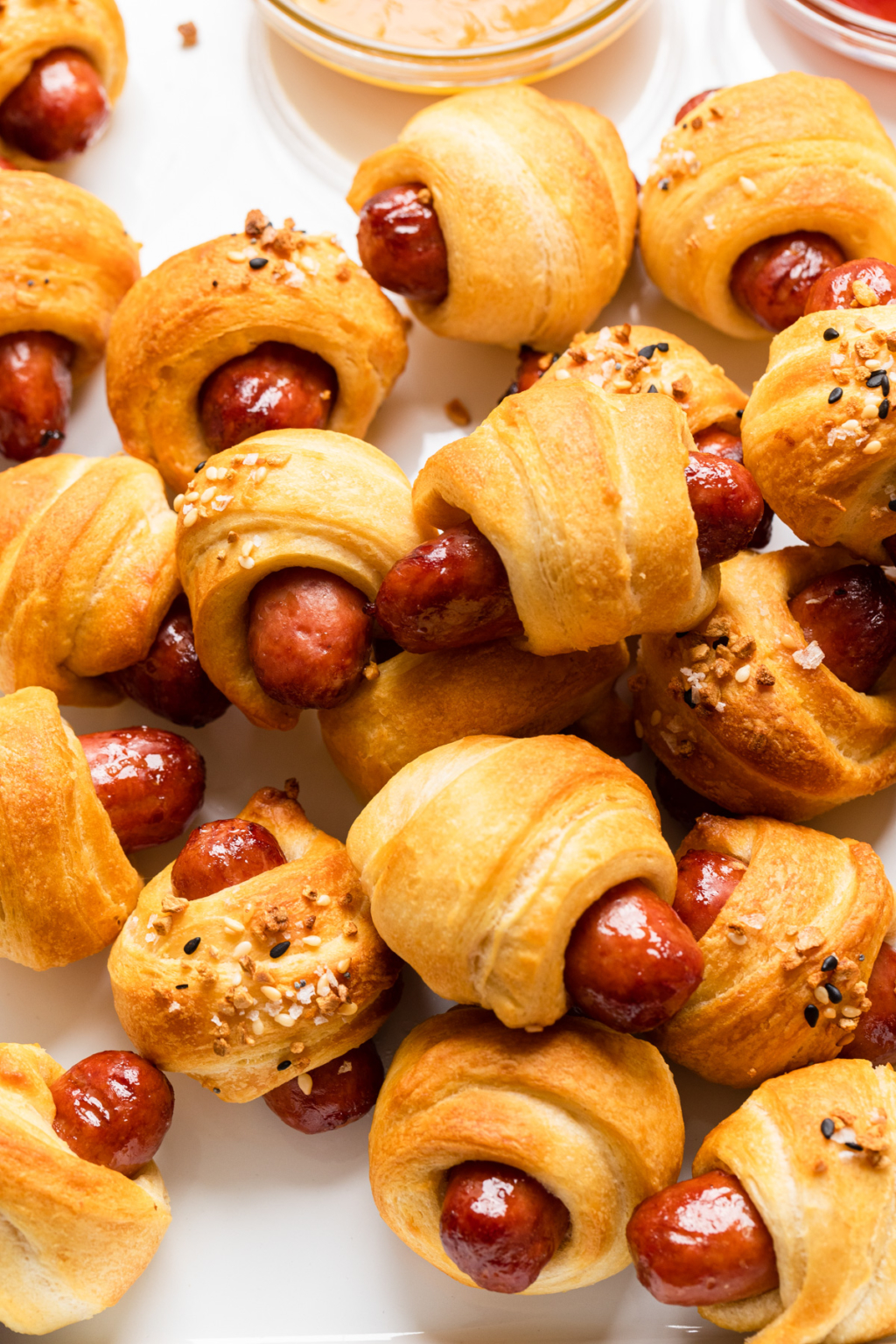 Air Fryer Pigs in a Blanket with Crescent Rolls - The Travel Palate