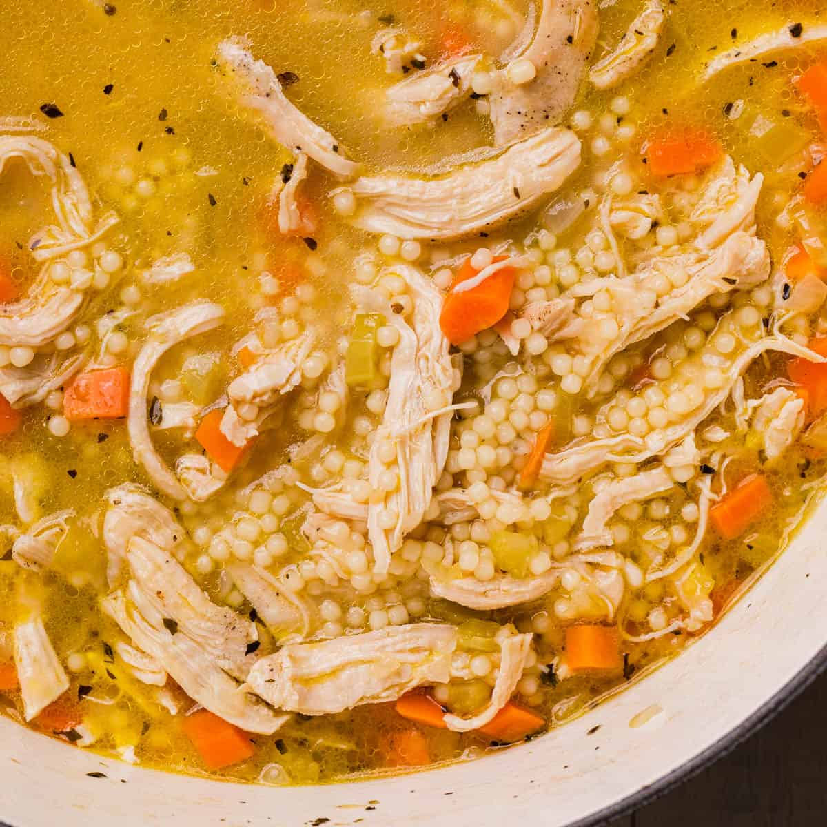 Parmesan Chicken Pastina Soup Recipe