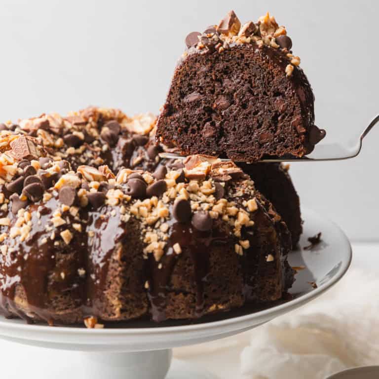 Chocolate Cherry Bundt Cake - The Travel Palate