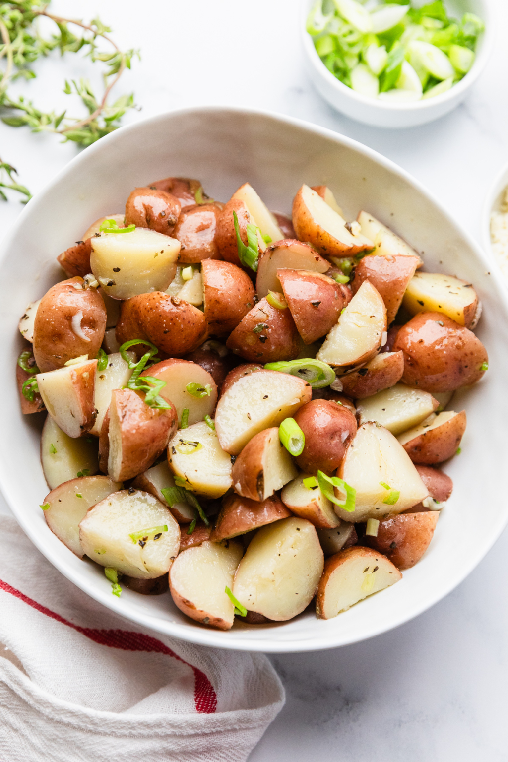 Zoe's Greek Potato Salad (Copycat Recipe) - The Travel Palate