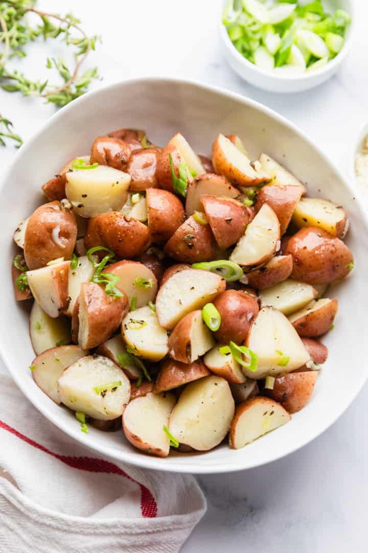 Zoe's Greek Potato Salad (Copycat Recipe) - The Travel Palate